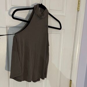 The Impeccable Pig Dark Brown Halter Top XS